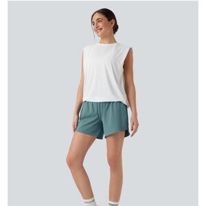 NWT Halara NWT Halara Super High Waisted Yoga Shorts size medium teal